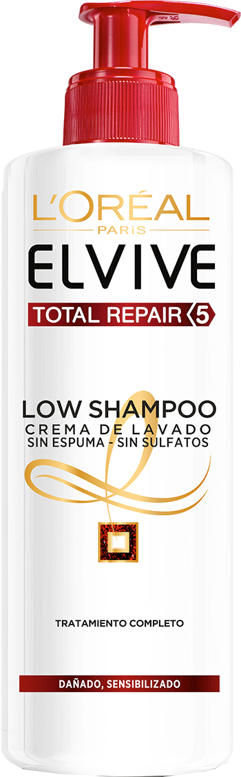 Shampoo 400ml Reparacion Total 5 Low Shampoo Elvive Reparacion Total 5 Packshot